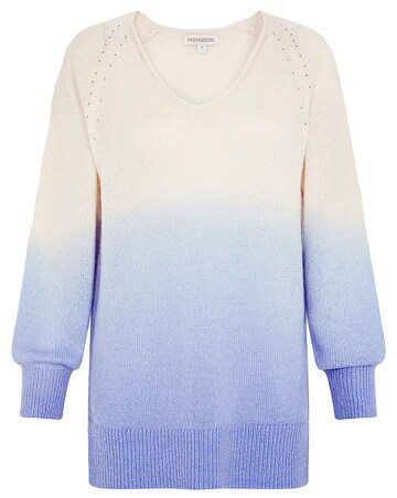 Monsoon Dip Dye Jumper in Wool Blend