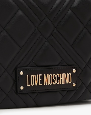 Love Moschino Diamond Quilt III Black Shoulder Bag