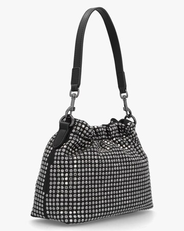 Love Moschino Sparkling Black Bucket Bag