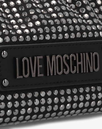 Love Moschino Sparkling Black Bucket Bag
