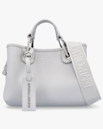 Emporio Armani X Small Grey Cross-Body Shopper Bag