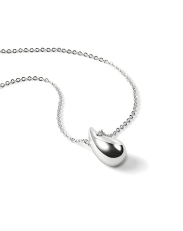 Radley Silver Plated Teardrop Charm Pendant Necklace