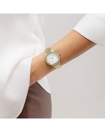 Radley Gold Plated 36mm MOP Stone Set SS Bracelet