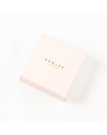Radley Silver Plated Hanging Heart Earrings