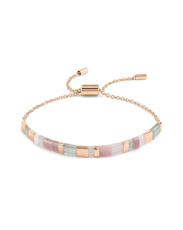 Radley 18ct Rose Gold Semi Precious Stone Friendship Bracelet