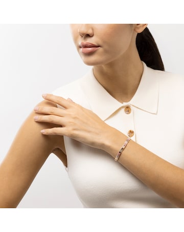 Radley 18ct Rose Gold Semi Precious Stone Friendship Bracelet