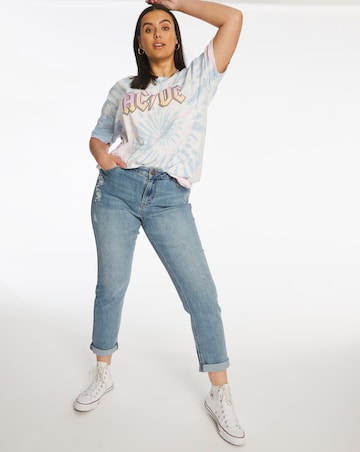 ACDC Tie Dye T-Shirt by Daisy Street