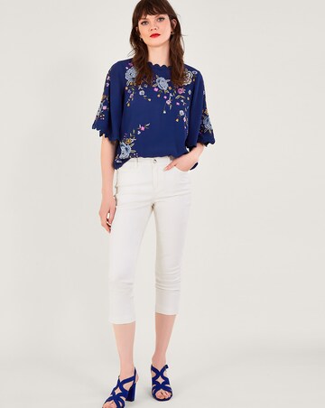 Monsoon Olla Embroidered Kimono Top