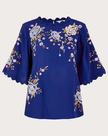 Monsoon Olla Embroidered Kimono Top