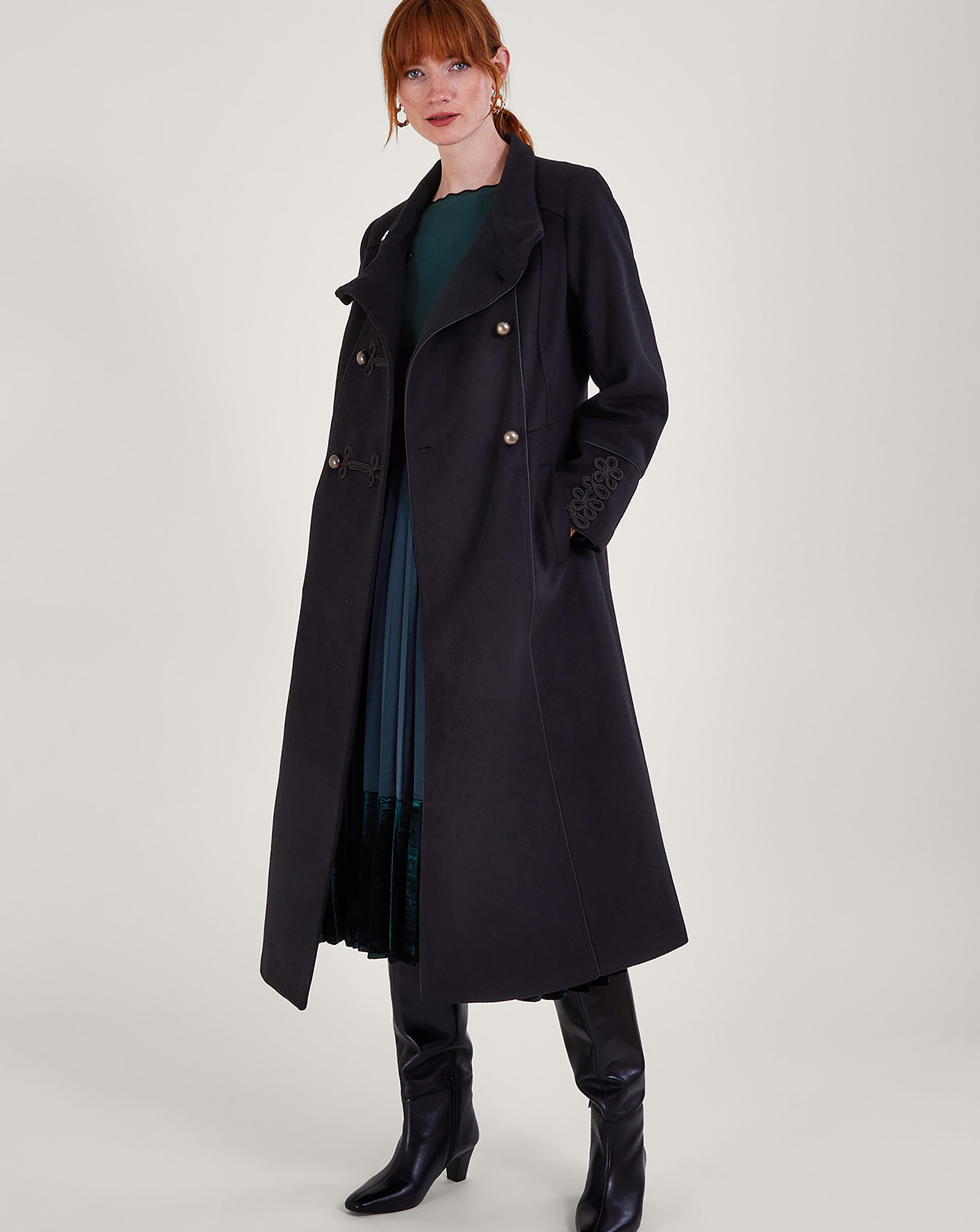 Monsoon Mya Military Coat Simply Be