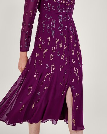Monsoon Eliza Embellished Shirt Dress