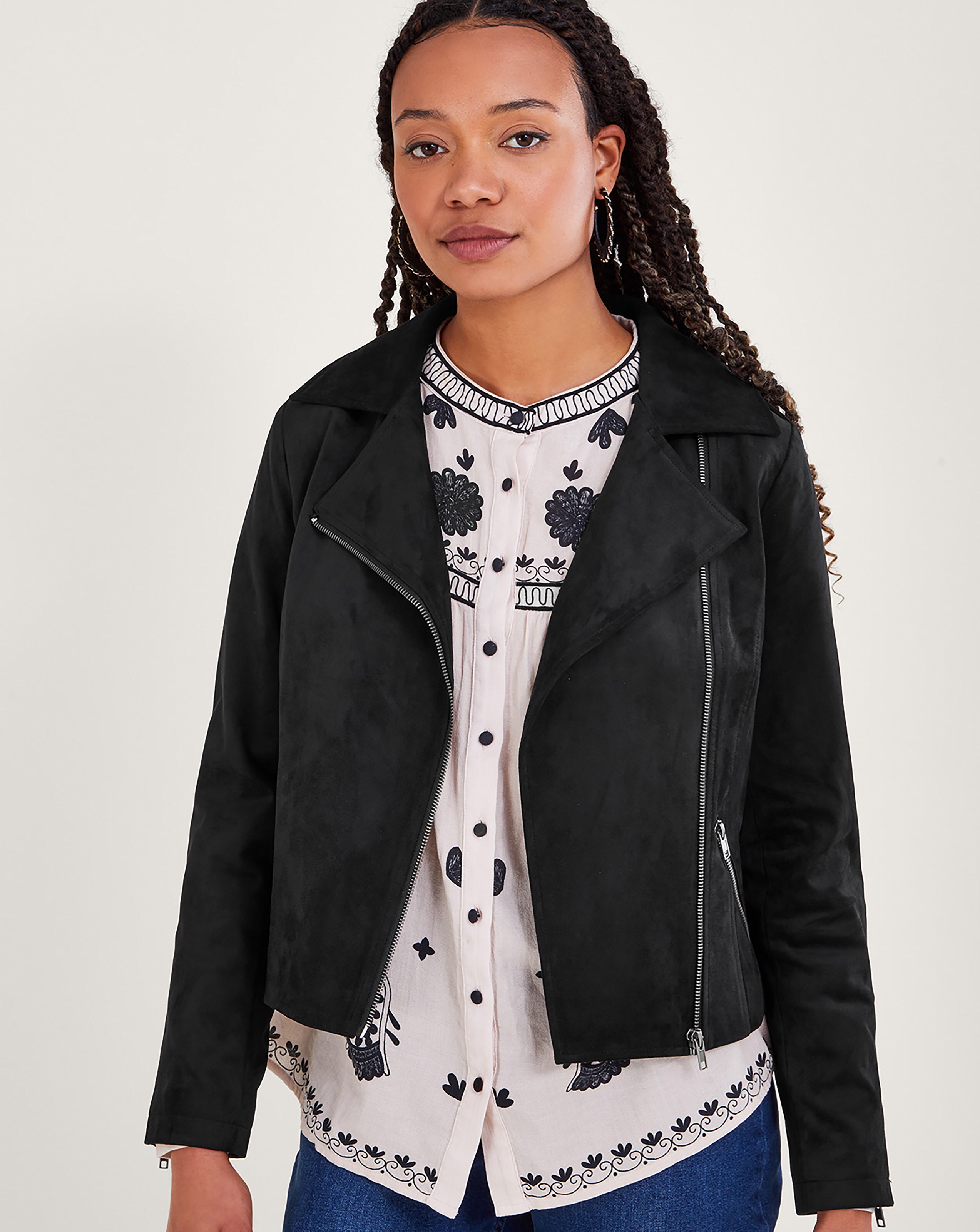 Simply be leather jacket sales