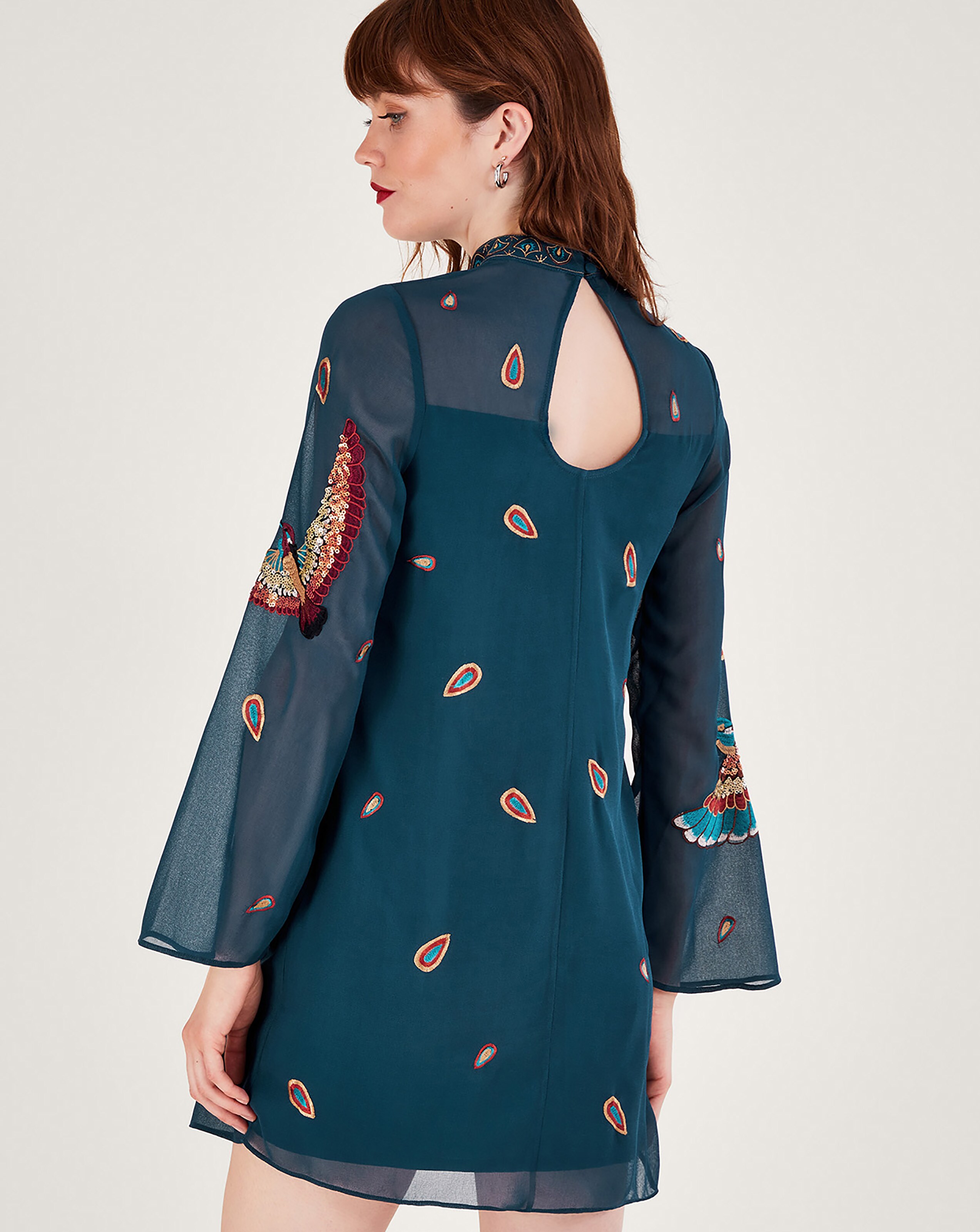 Embellished tunic dress deals