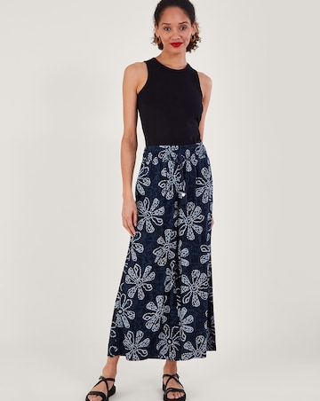 Monsoon Batik Print Floral Trousers