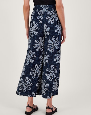 Monsoon Batik Print Floral Trousers