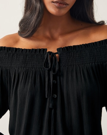 Monsoon Ava Off-The-Shoulder Smock Top