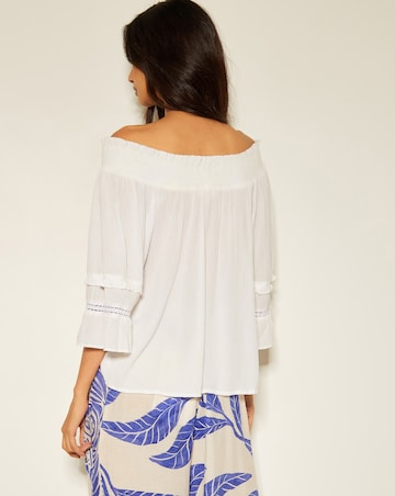 Monsoon Ava Off-The-Shoulder Smock Top