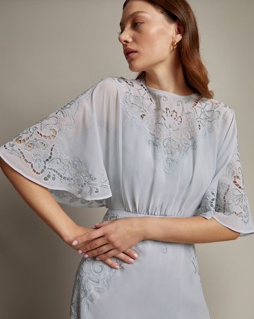 Monsoon Tatiana Angel Sleeve Embellished Maxi Dress