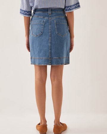 Monsoon Cecelia Denim Mini Skirt