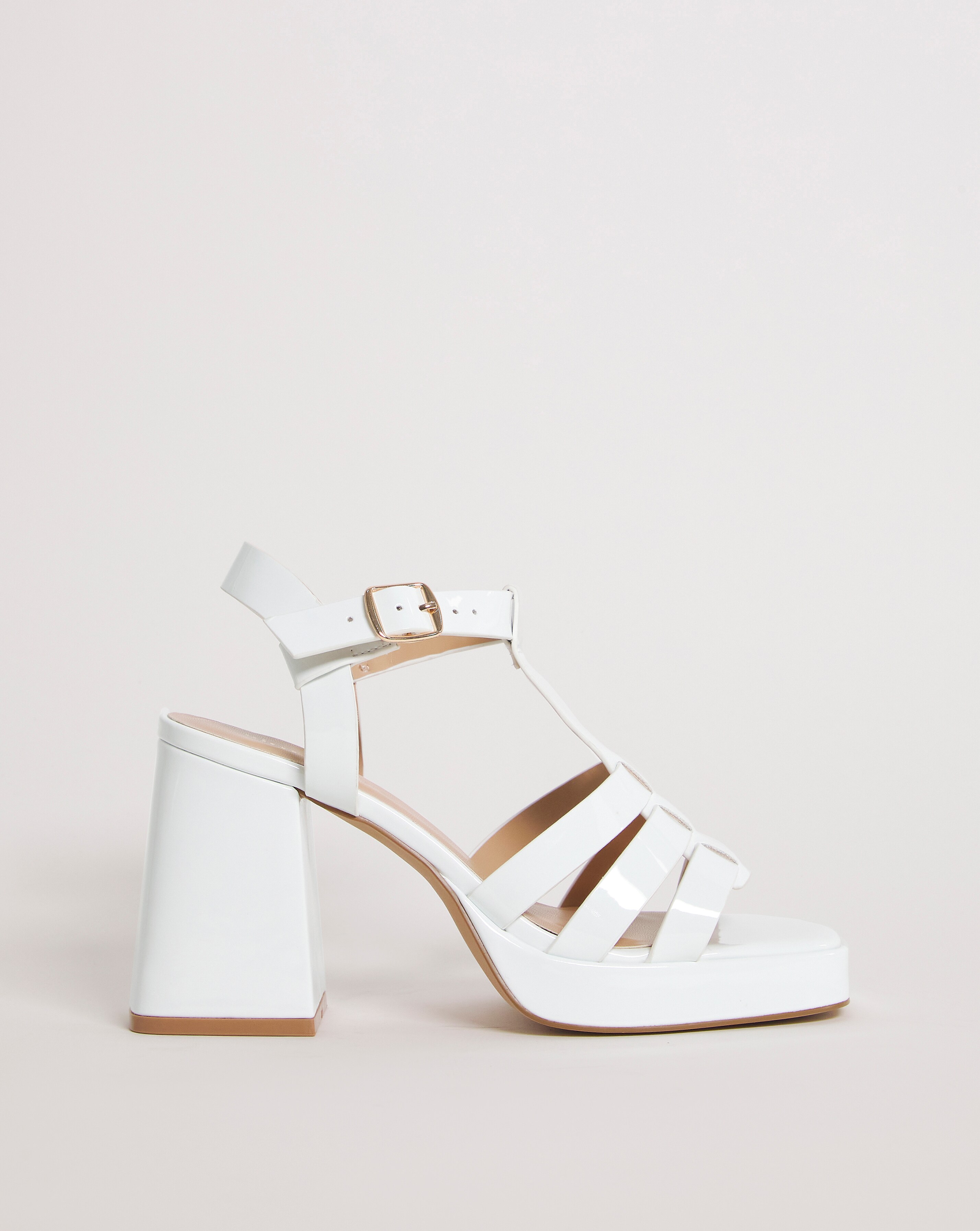 Faith Fisherman Platform Heeled Sandals Wide Fit | Simply Be