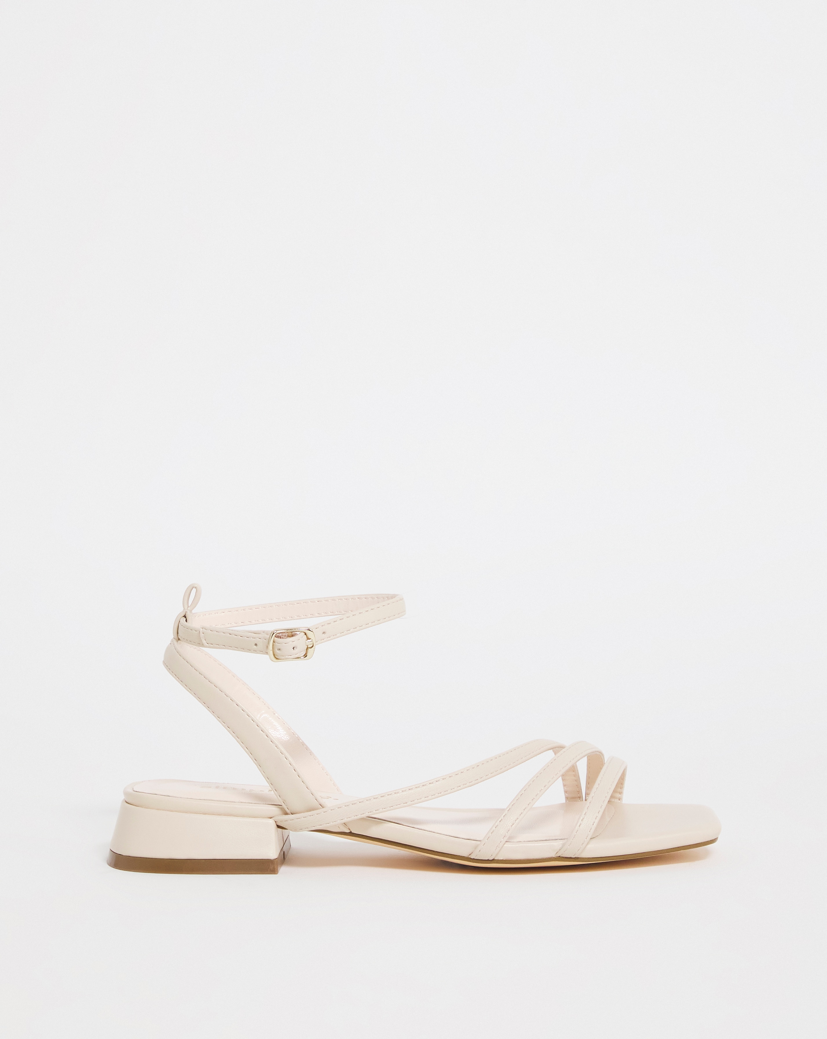 Strappy sales white sandals