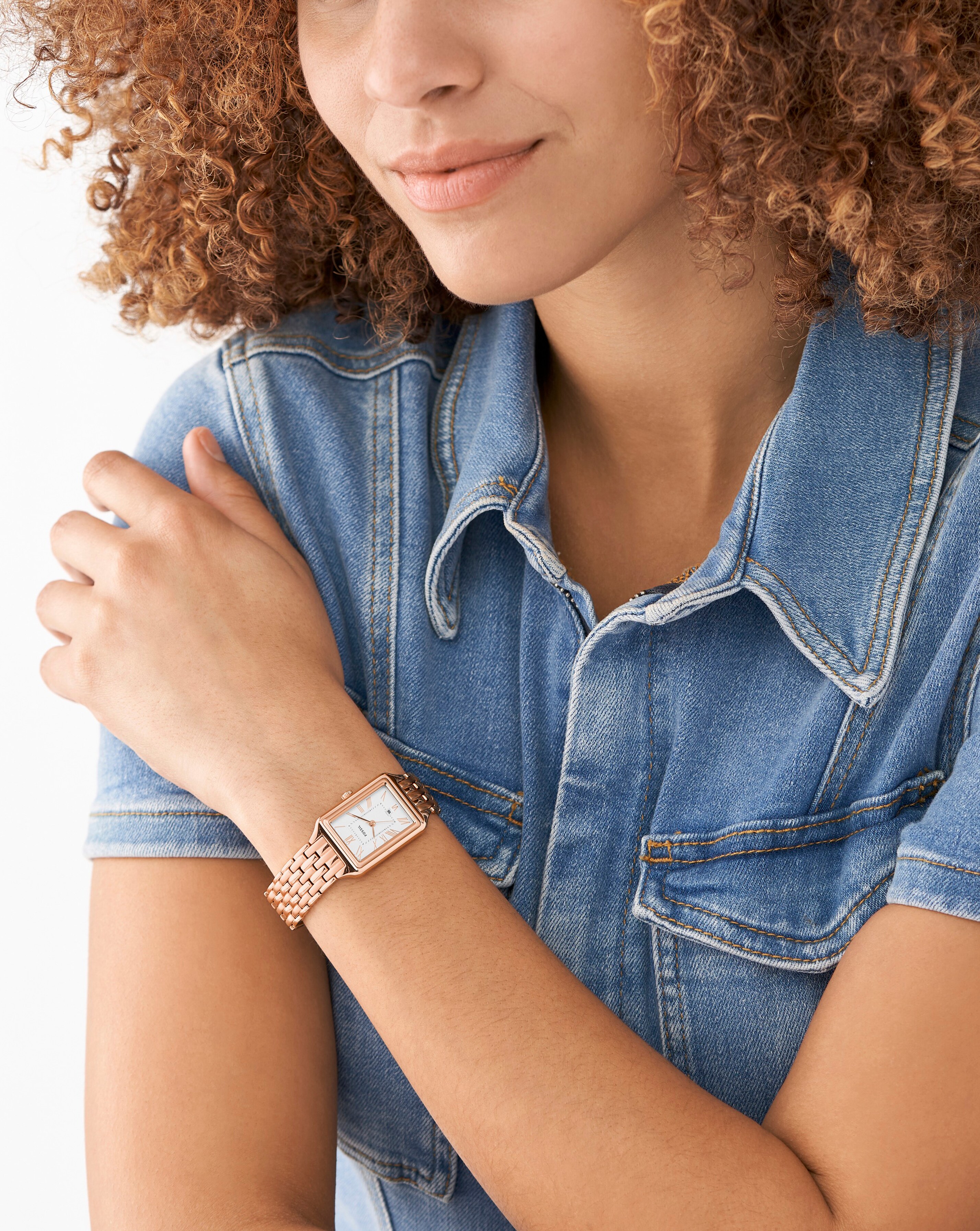 Ladies rose sales gold bracelet watch
