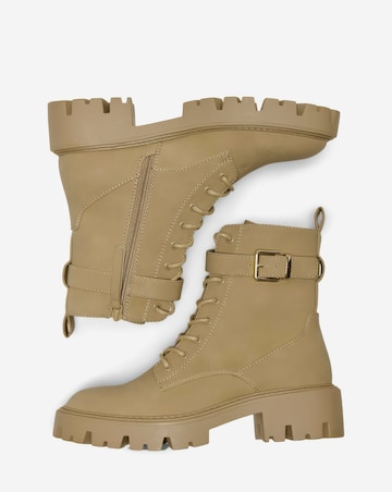 Only Betty Chunky Lace Up Boot Standard Fit