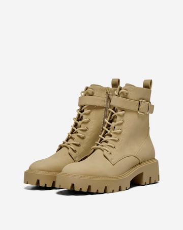 Only Betty Chunky Lace Up Boot Standard Fit