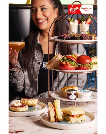 Slug & Lettuce Afternoon Tea with Drink for 2 E-Voucher - 54 Locations