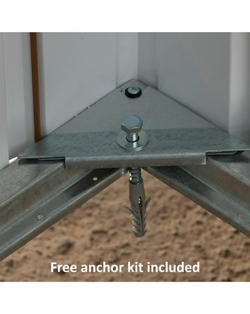 Yardmaster 7x6 Apex Metal Shed