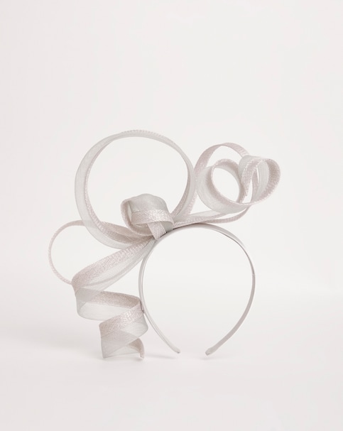 Silver Headband Fascinator