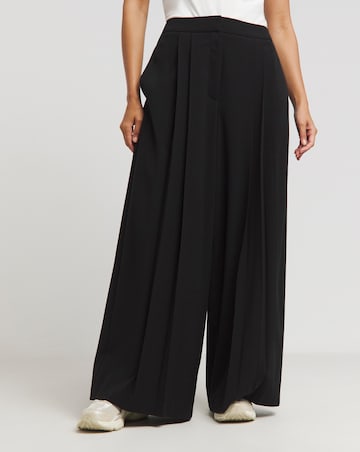 Black Magisculpt Wide Leg Reg Trousers