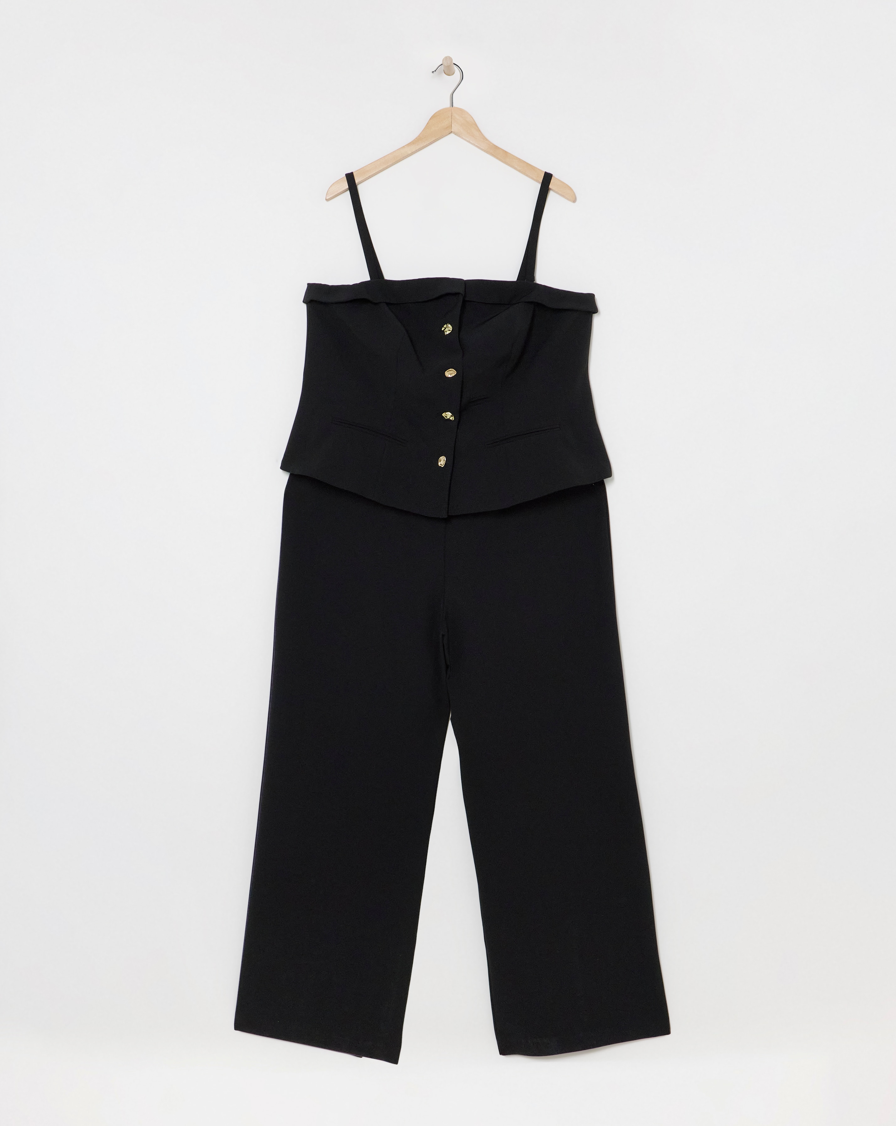 Black Tailored Jumpsuit