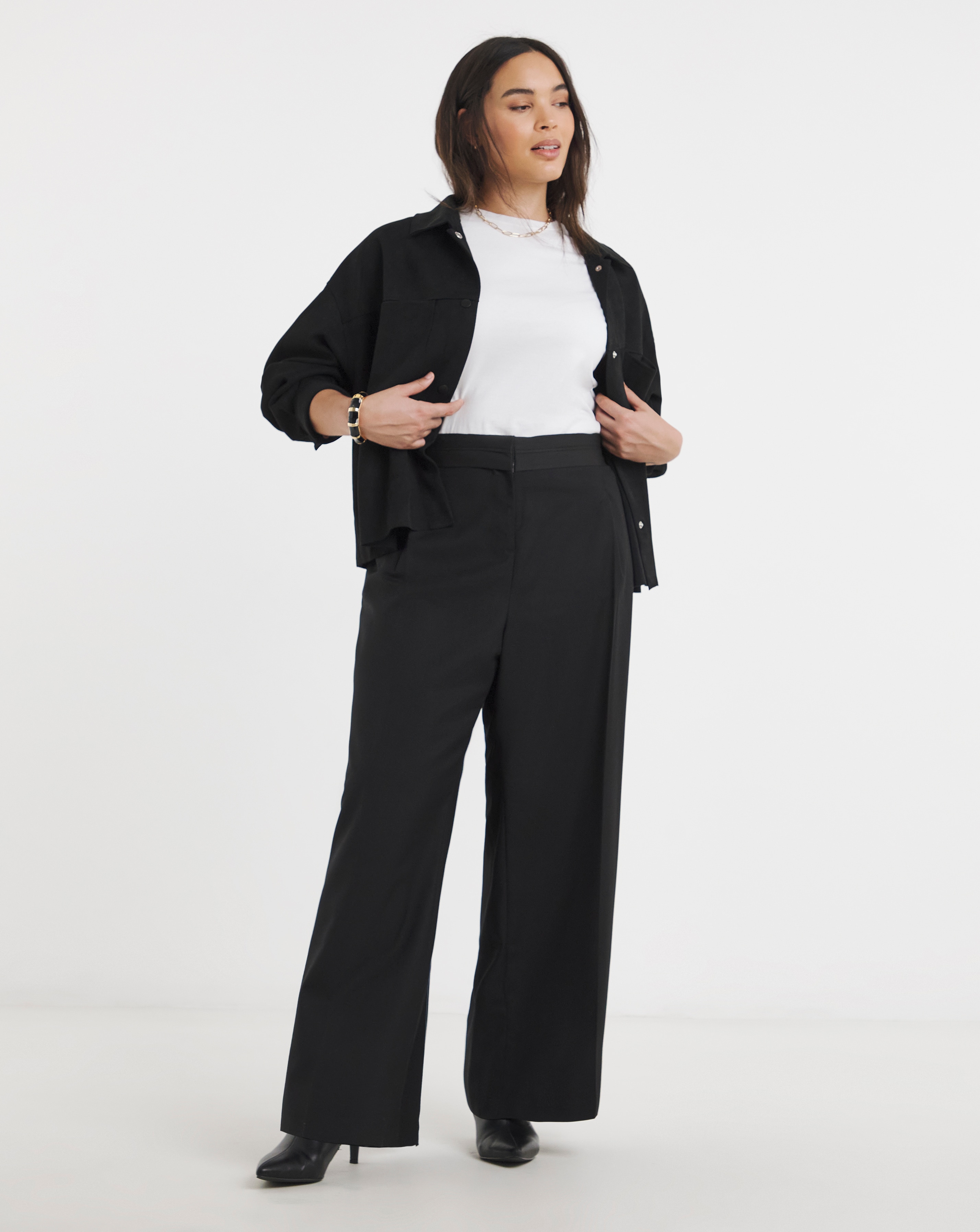New In - Turned Over Waistband Tailored Trouser