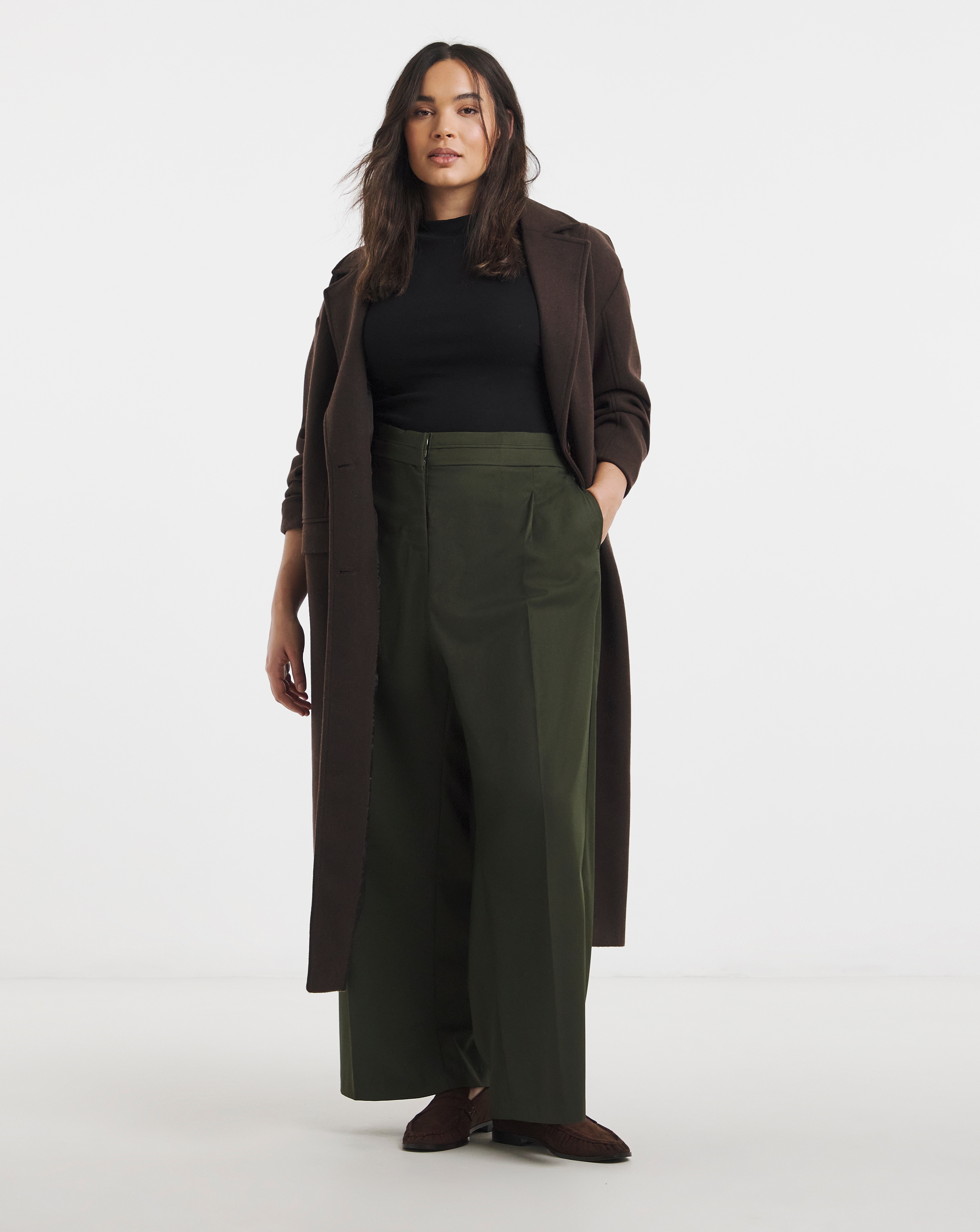 New In - Turned Over Waistband Tailored Trouser