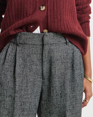 Charcoal Premium Wide Leg Trouser - Image 2