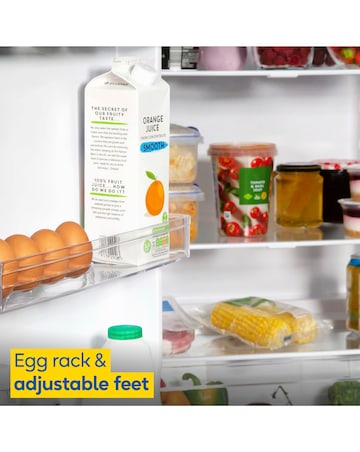Russell Hobbs RH143LF552E1B Upright Freestanding Larder Fridge Black + Install