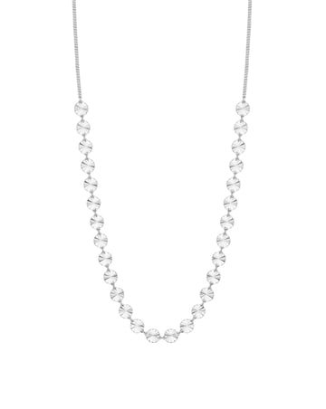 Simply Silver Sterling Silver 925 Diamond Cut Chain Necklace