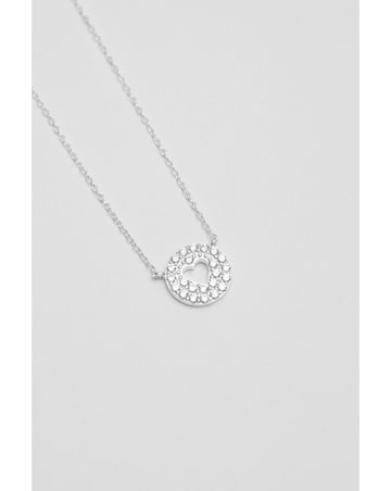Simply Silver Sterling Silver 925 Cut Out Heart Pendant Necklace