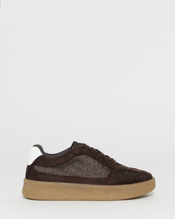 Alexa Chunky Retro Mixed Material Trainers - Extra Wide Fit (EEE)