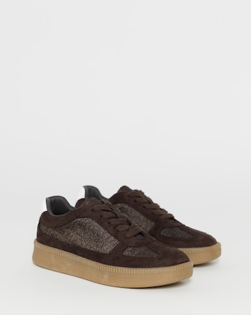 Alexa Chunky Retro Mixed Material Trainers - Extra Wide Fit (EEE)