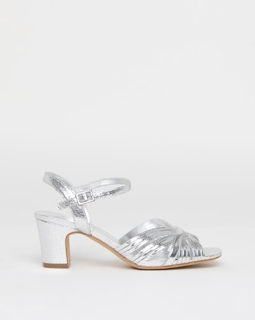 Oak Strappy Block Heel Sandals - Wide Fit (E)