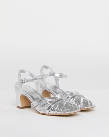 Oak Strappy Block Heel Sandals - Wide Fit (E)