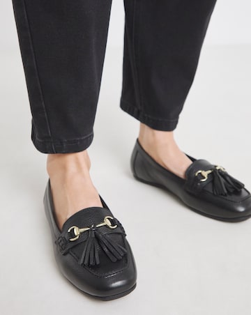 Heavenly Soles Prague Leather Driving Moccasins - Extra Wide Fit (EEE)