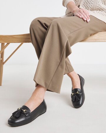 Heavenly Soles Prague Leather Driving Moccasins - Extra Wide Fit (EEE)