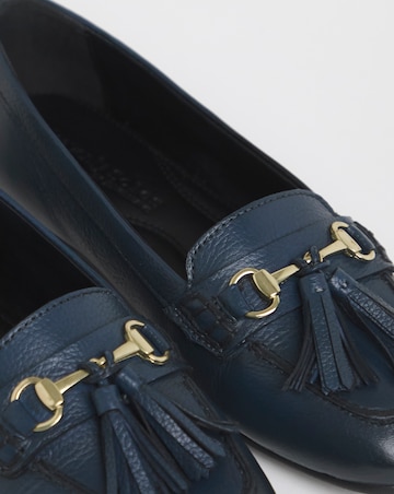 Heavenly Soles Prague Leather Driving Moccasins - Wide Fit (E)