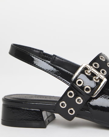 Arden Slingback Eyelet Mary Jane - Wide Fit (E)