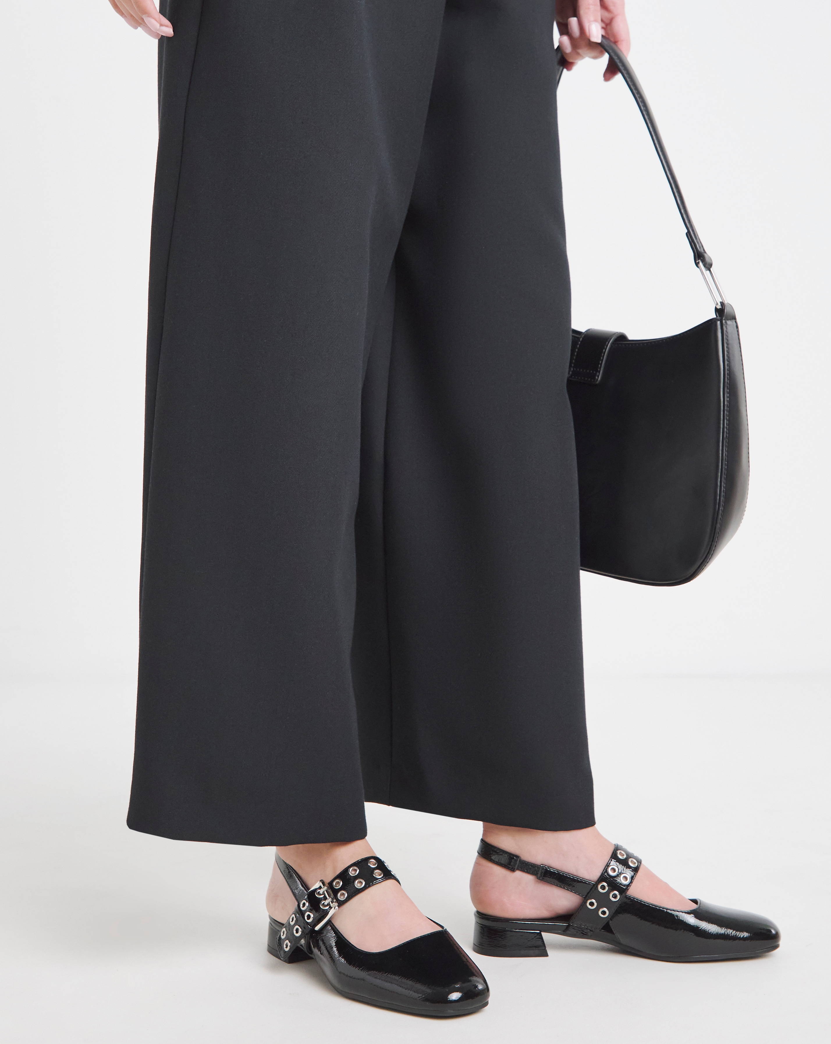 Slingback Eyelet Mary Jane Ex Wide