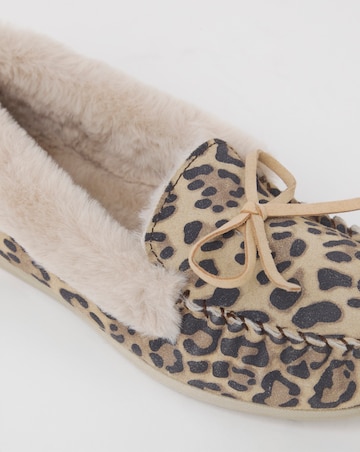 Fiora Classic Suede Moccasin Slippers - Extra Wide Fit (EEE)