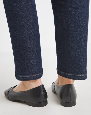 Heavenly Soles Genevieve Cut Out Detail Ballerinas - Extra Wide Fit (EEE)